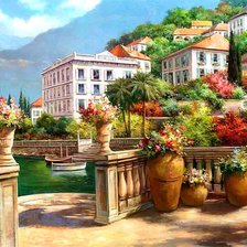 Схема вышивки «Средиземноморье»