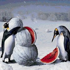 Схема вышивки «рождество на полюсе»