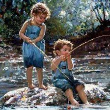 Схема вышивки «рыбачки»