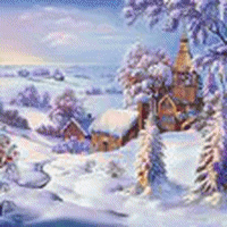 зимняя сказка - картины, зима - предпросмотр