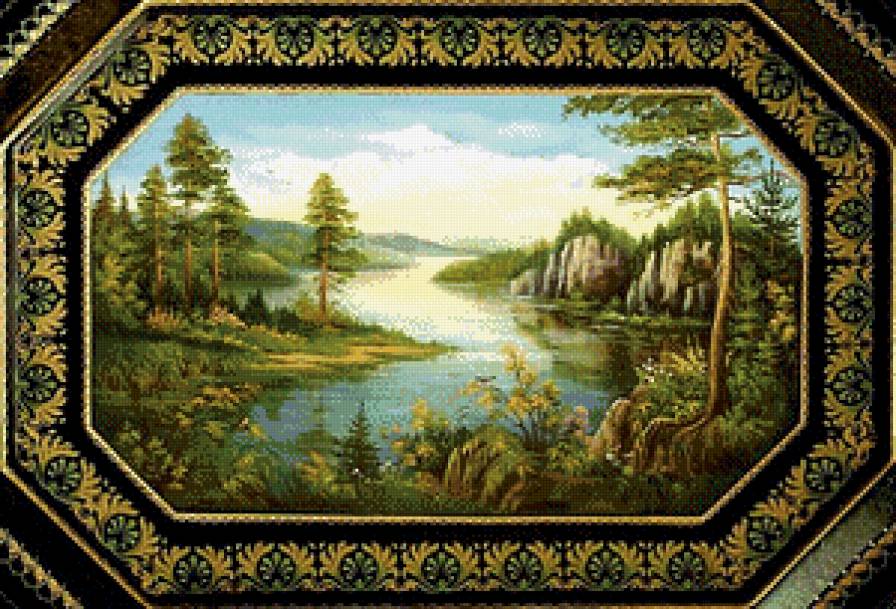 Певучие пейзажи России - пейзаж, картина - предпросмотр