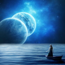 Схема вышивки «В свете луны...(живопись)»