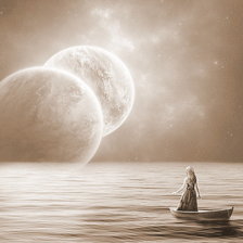 Схема вышивки «В свете луны...»