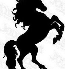 Схема вышивки «Лошадь 1»