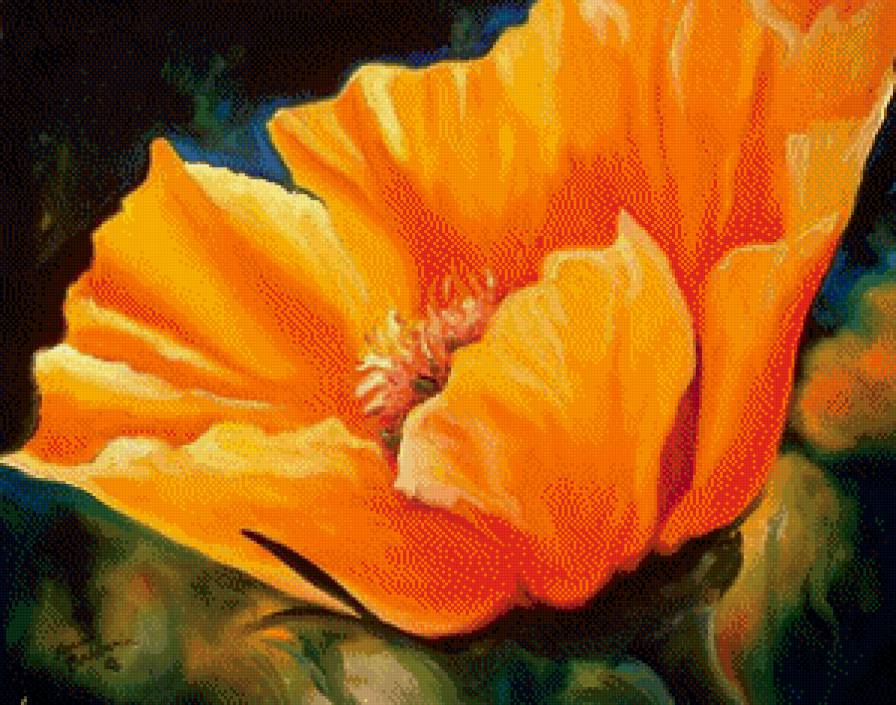 Магия желтого - цветы - предпросмотр