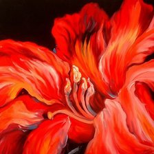 Схема вышивки «Магия красного»