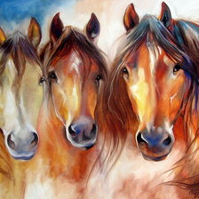 Схема вышивки «Три красотки»