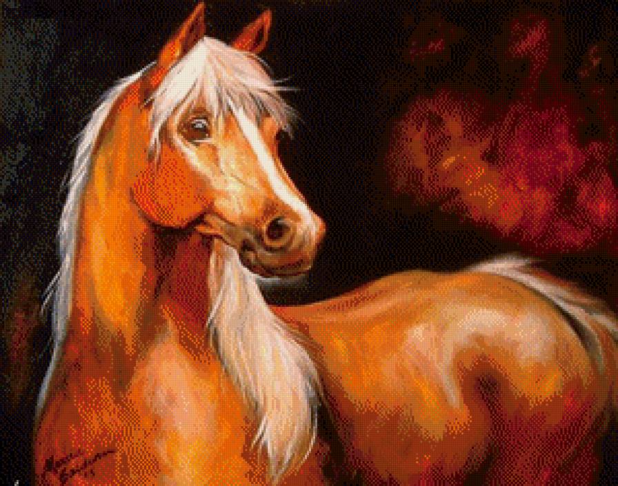 Лошадка - животные, кони, лошади - предпросмотр