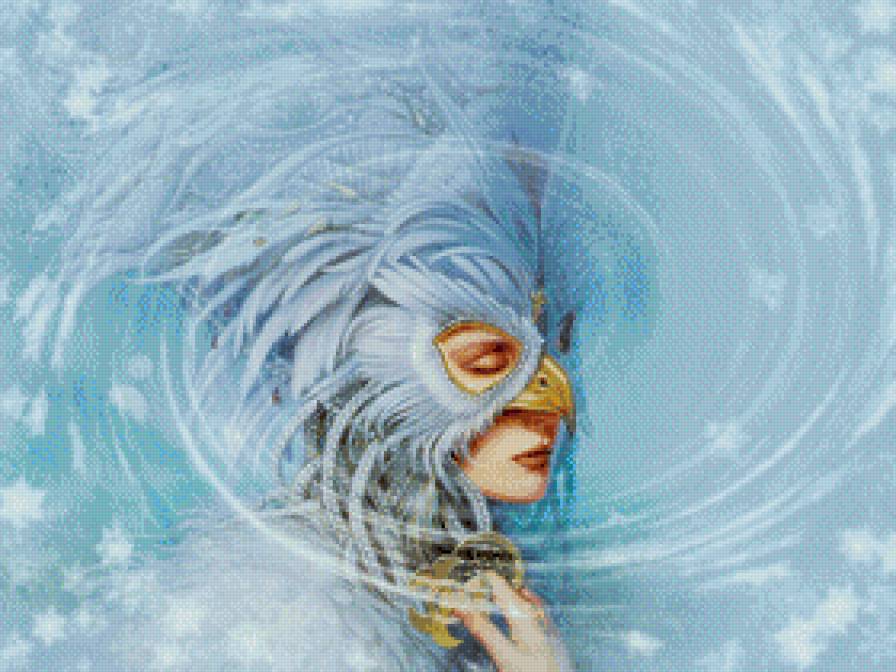 Венецианская маска - карнавал, дама.женщина, маска, люди - предпросмотр