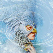 Схема вышивки «Венецианская маска»