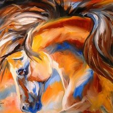 Схема вышивки «Галоп»