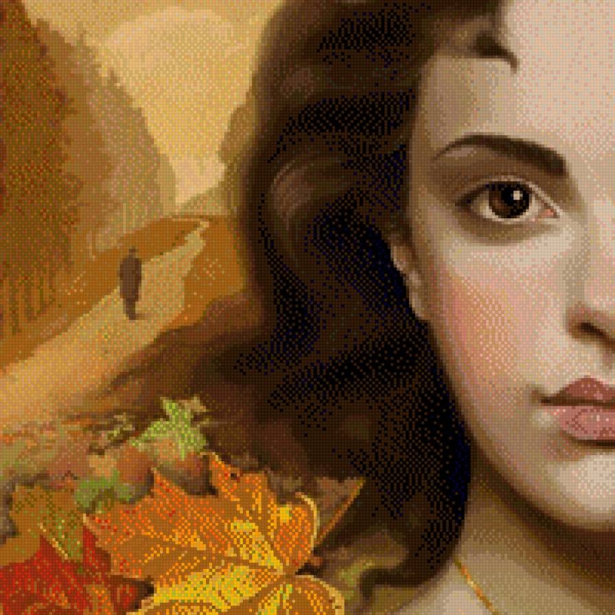 осень - осень, девушка - предпросмотр