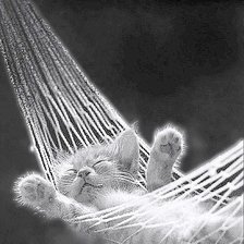 Схема вышивки «Отдых в гамаке»