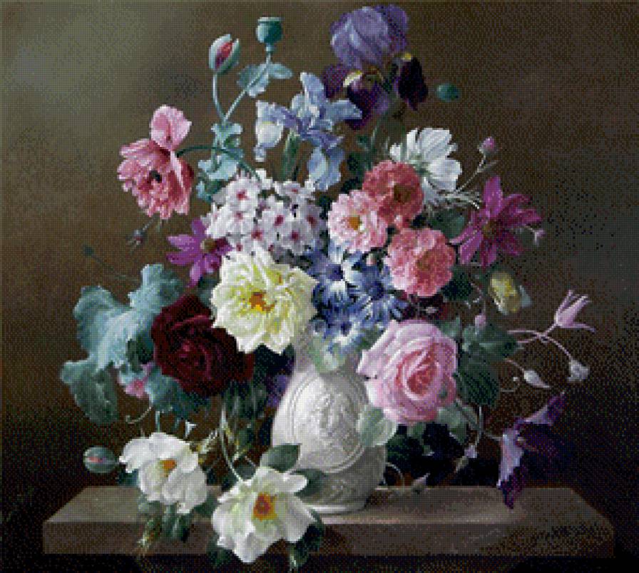 Букет цветов - цветы, натюрморт - предпросмотр