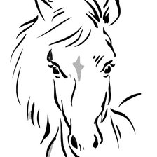 Схема вышивки «Лошадка»