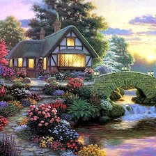 Схема вышивки «Уютный уголок»