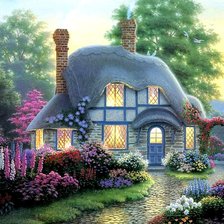 Схема вышивки «Уютный уголок»