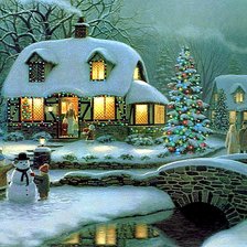 Схема вышивки «Уютный домик»