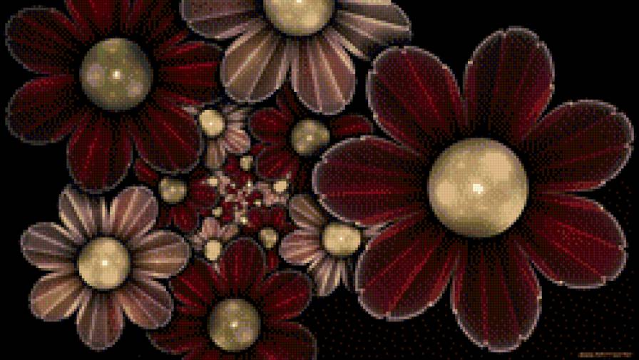 Красные цветы. - красные, цветы - предпросмотр