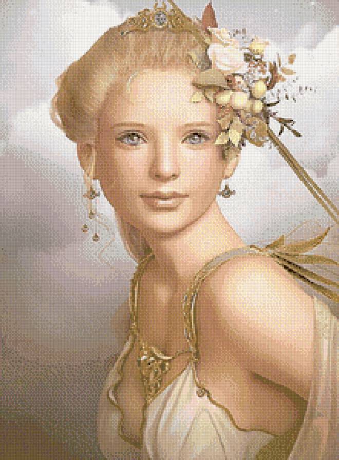 Женский образ - фэнтези, люди.дама, живопись, девушка - предпросмотр