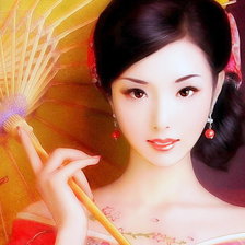 Схема вышивки «Женский образ»