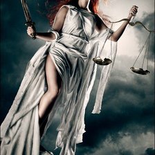 Схема вышивки «Фемида.»