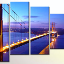 Схема вышивки «триптих мост»