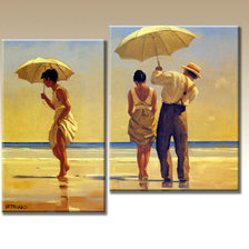 Схема вышивки «триптих прогулка»