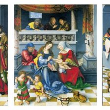 Схема вышивки «триптих»