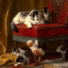 Схема вышивки «Шалуны»