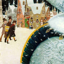 Схема вышивки «снежная королева»