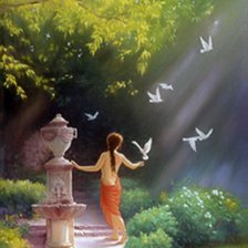 Схема вышивки «В лучах солнца»