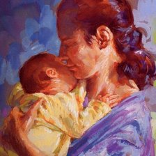 Схема вышивки «Мамина любовь»