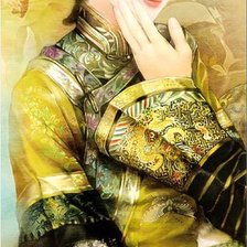 Схема вышивки «Японка1»