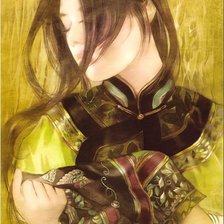 Схема вышивки «Японка2»