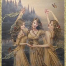 Схема вышивки «танец»