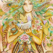 Схема вышивки «Богиня»