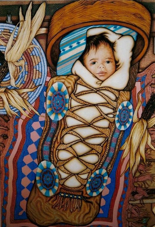 Индейский малыш - дети - оригинал