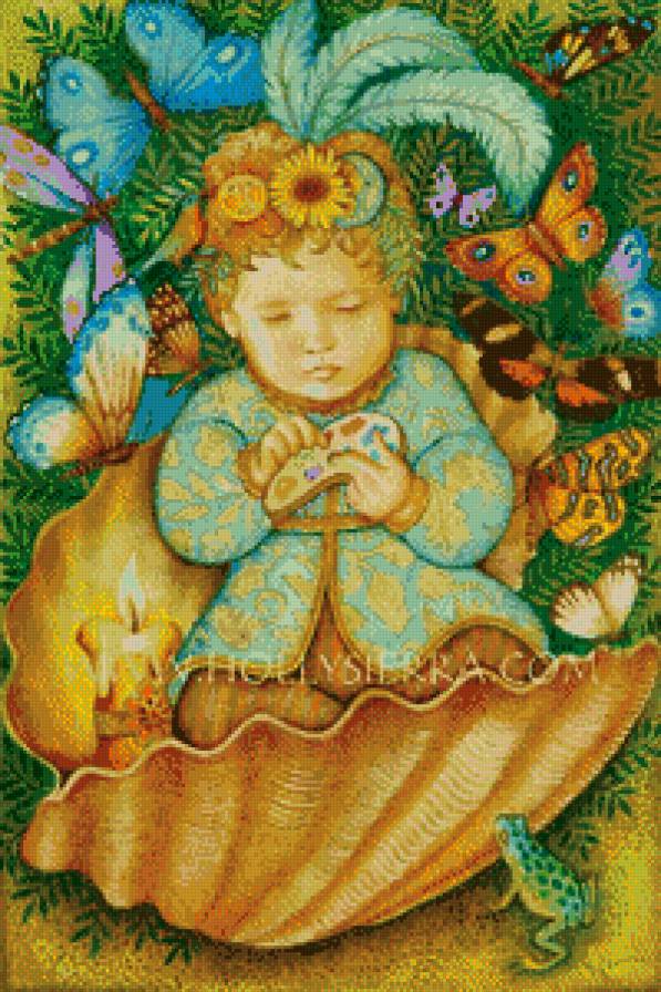 Маленький принц - птицы, дети, бабочки, мальчик - предпросмотр