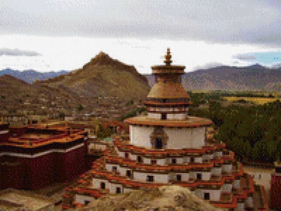 тибет - храм, восток - предпросмотр