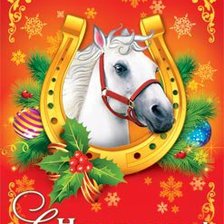 Схема вышивки «лоша»