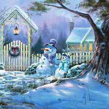 Схема вышивки «серия "зима"»