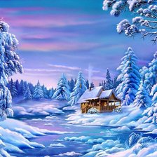 Схема вышивки «серия "зима"»