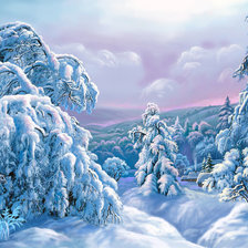 Схема вышивки «серия "зима"»