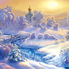 Схема вышивки «серия "зима"»