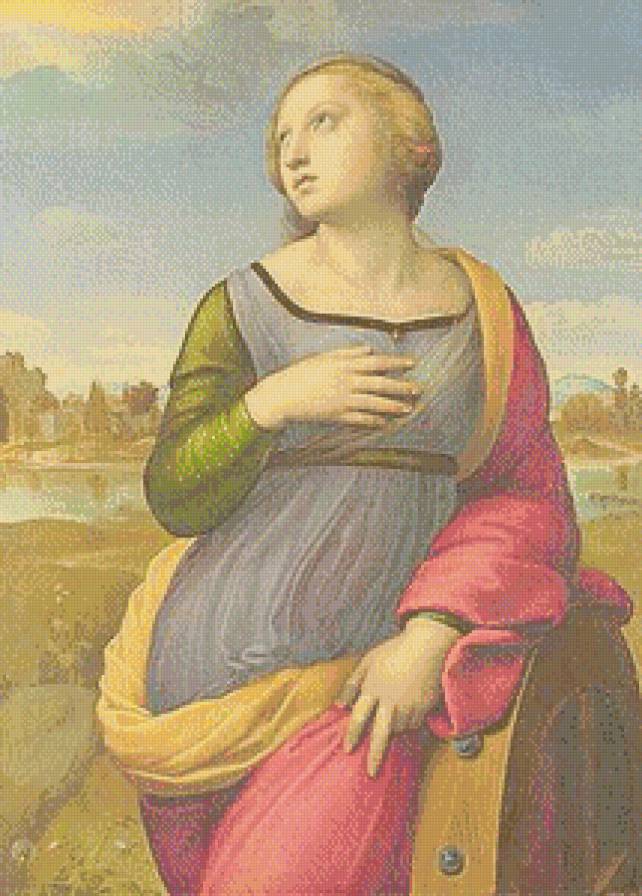 Женский образ (Рафаэль) - люди, живопись, религия, дама, женщина - предпросмотр