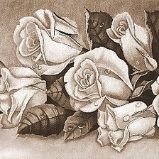 Схема вышивки «Розы»