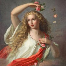 Схема вышивки «портрет девушки»