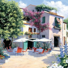 Схема вышивки «Петер Мош Кафе»