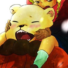 Схема вышивки «Траффи и Бепо»